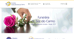 Desktop Screenshot of funerarianscarmo.com.br